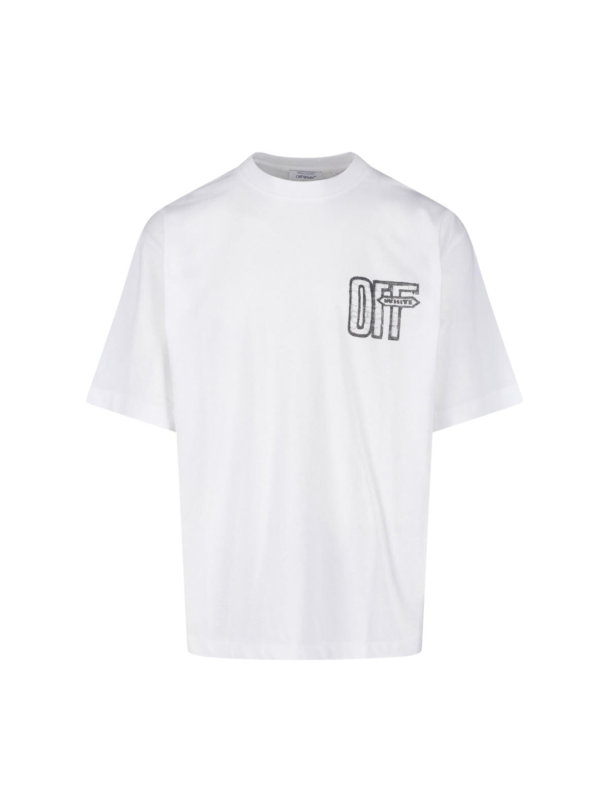 [Off-White] T-shirts Short Sleeve FW26 44MAA120F26J00Y100WHITE