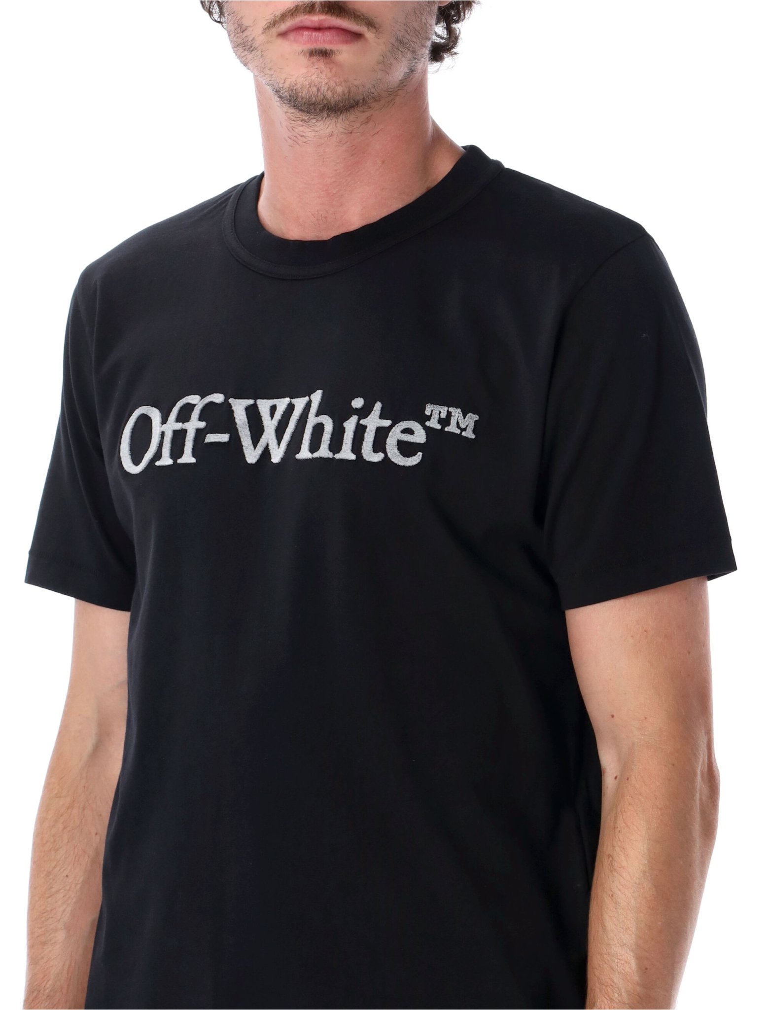 [Off-White] T-shirts Short Sleeve FW26 OMAA16MF26J00500001
