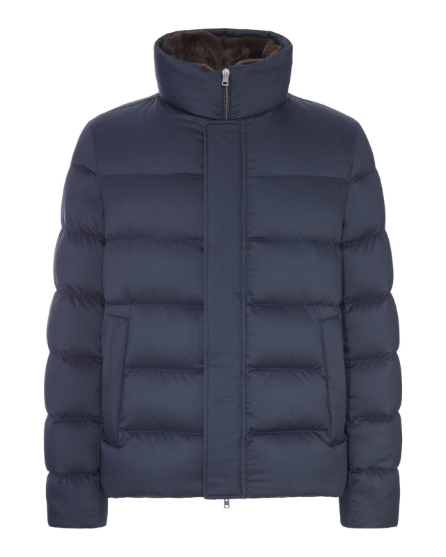 [Herno] Down Jacket FW26 PI001019U12414Z9200 BLU NAVY