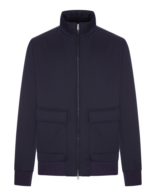[Herno] Bomber Jacket FW26 GI000665U331869200 BLU NAVY