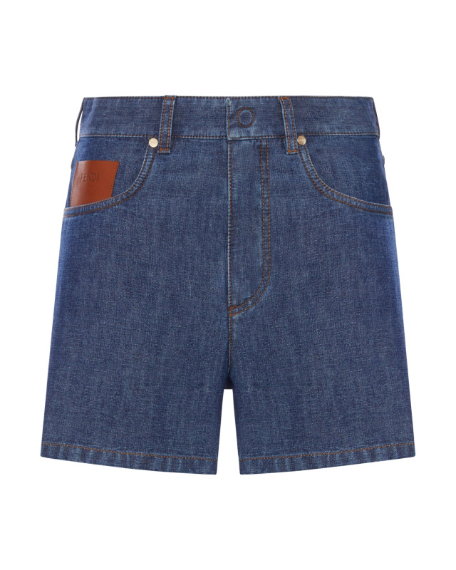 [Fendi] Shorts FW26 FLP861AW8HF0QB0 NAVY
