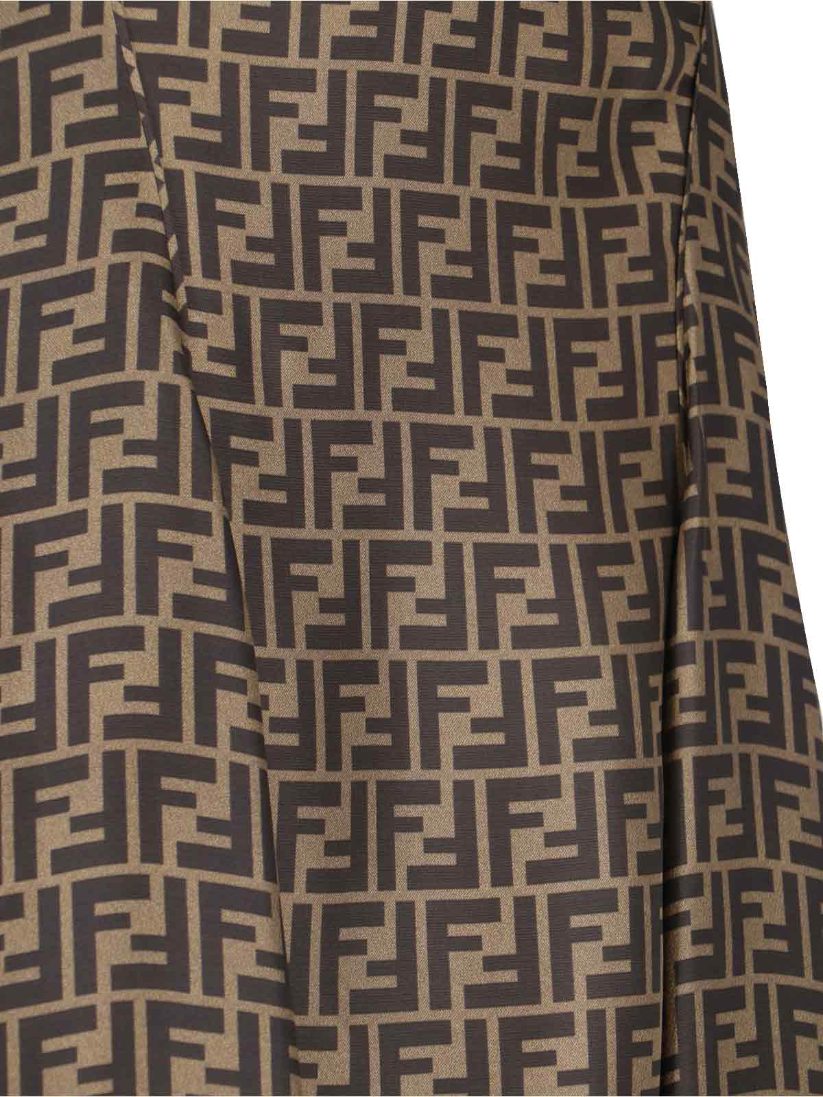 [Fendi] Long skirt FW25 FQ7601 A8G3F1440