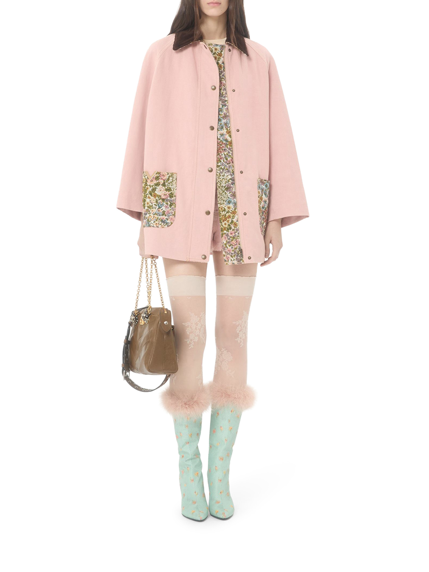 [Valentino Garavani] Shorts SS26 8B3DDB8S9Y9O45 OLD ROSE