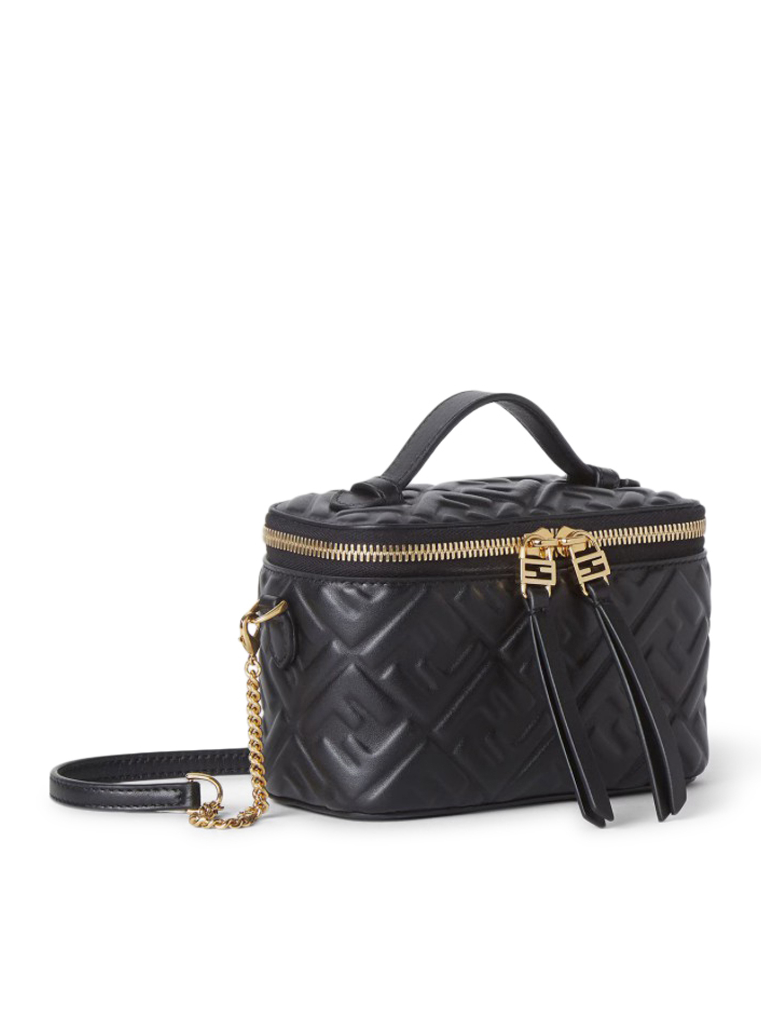 [Fendi] Cross body bag FW26 8BS108AAJDF0KUR BLACK GOLD SOFT