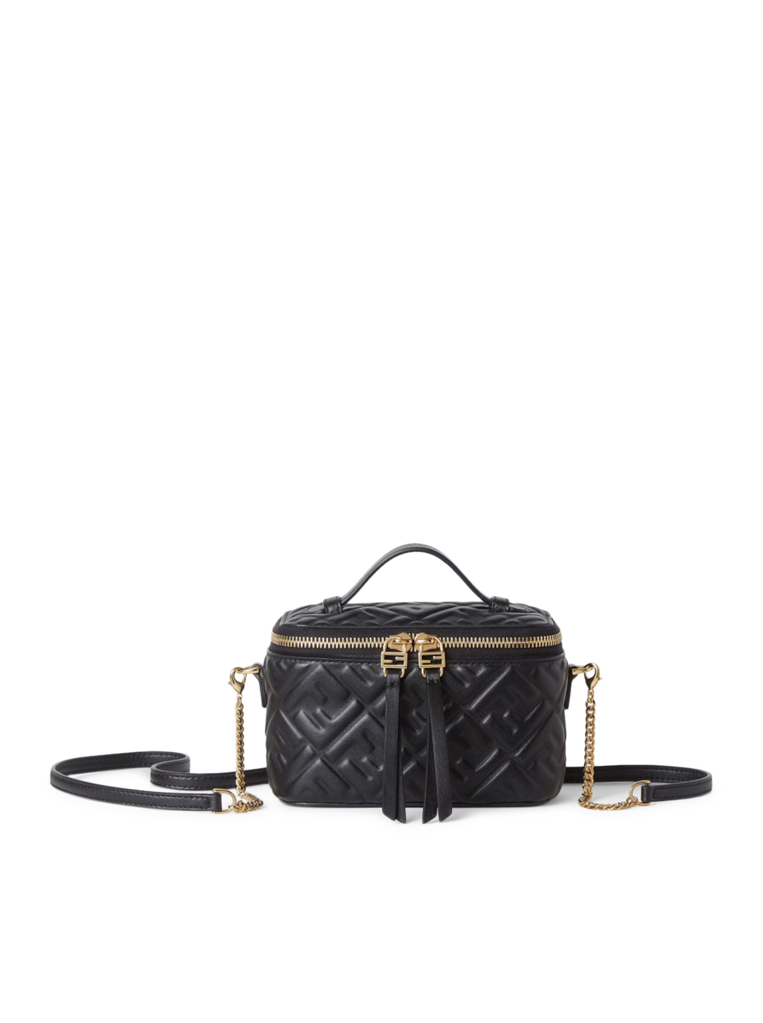 [Fendi] Cross body bag FW26 8BS108AAJDF0KUR BLACK GOLD SOFT