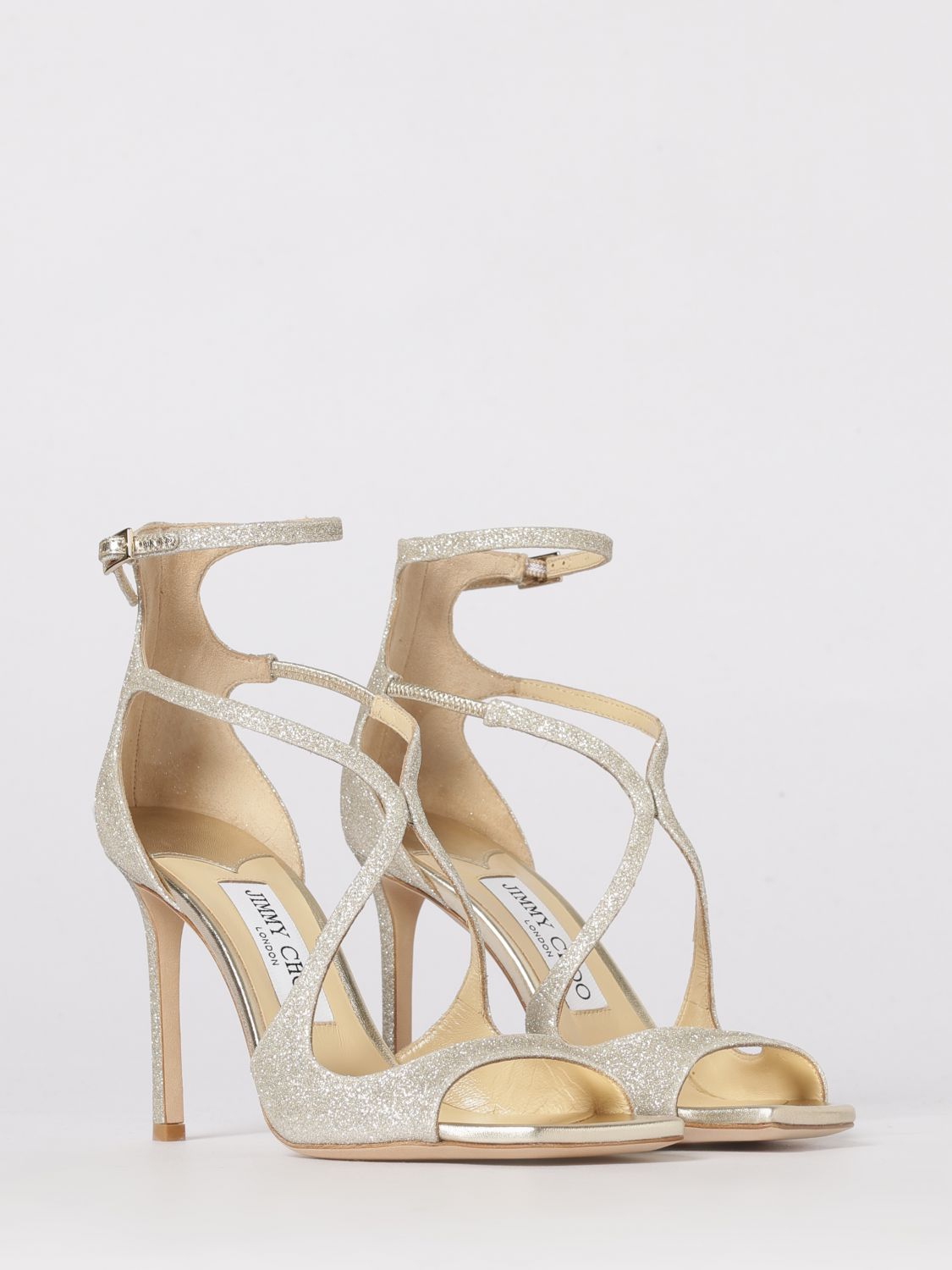 [Jimmy Choo] Sandals SS26 AZIA95DGZ PLATINUM ICE
