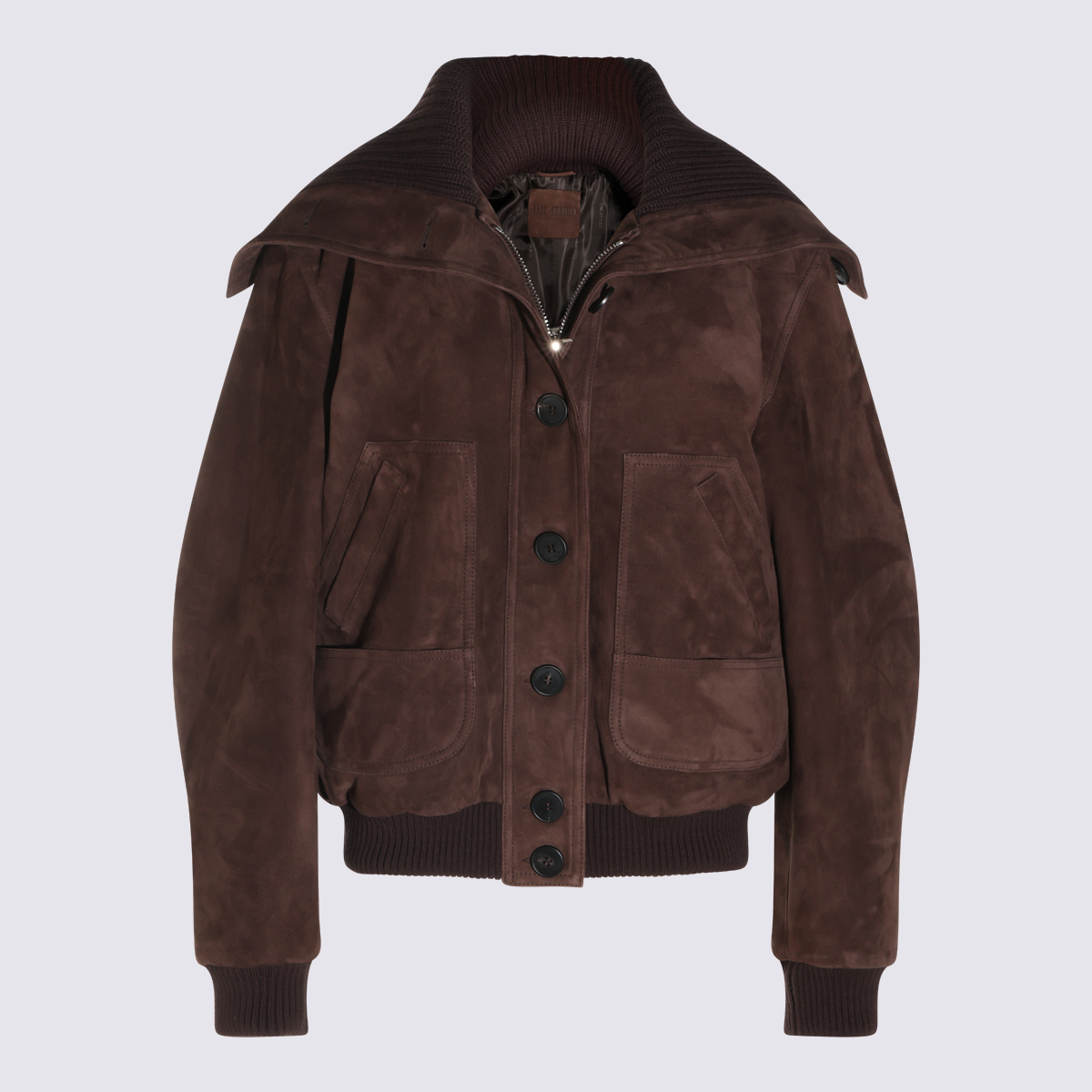 [The Attico] Leather Jacket FW26 261WCB00130LBT144AA204