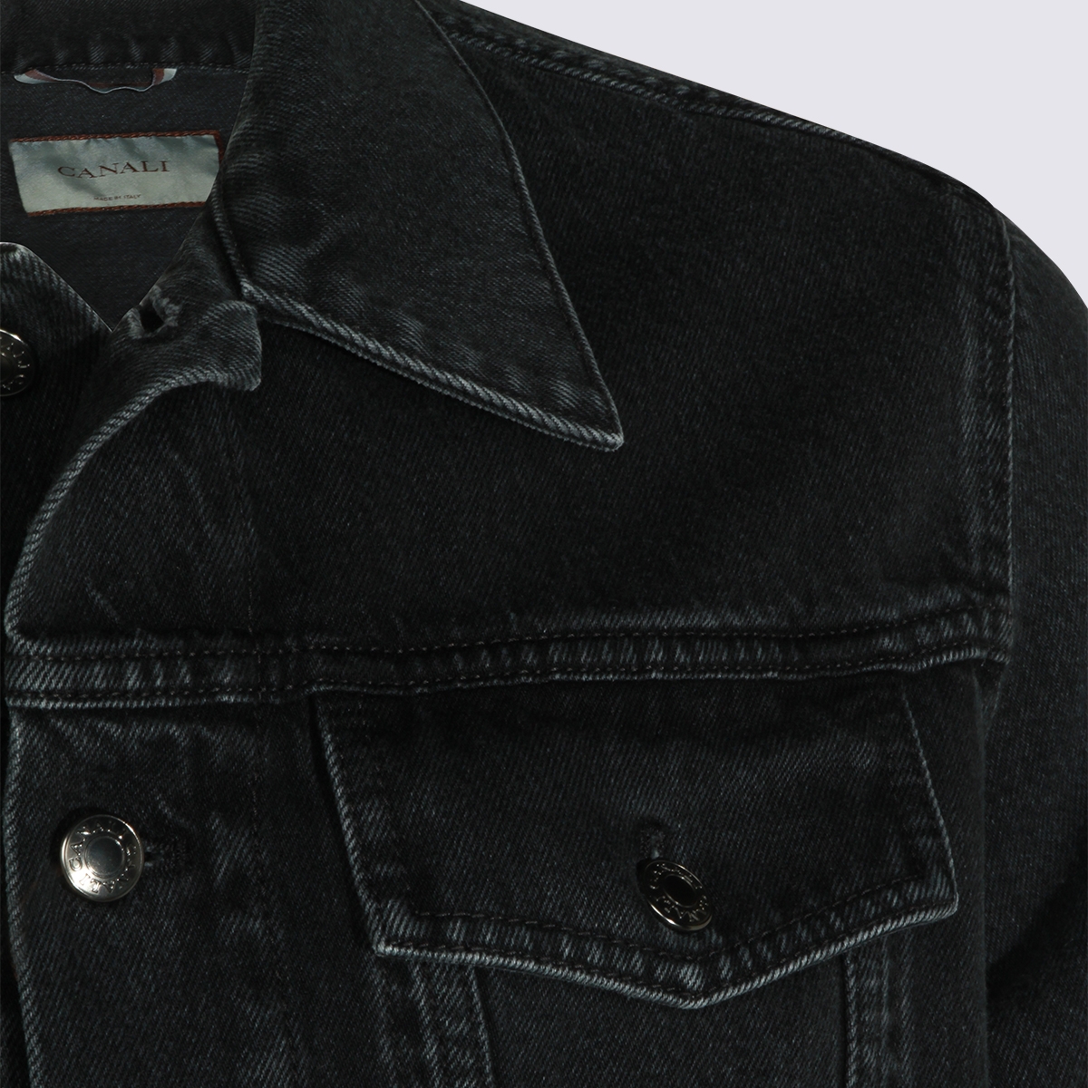[Canali] Denim jacket FW26 O41129PD01663111