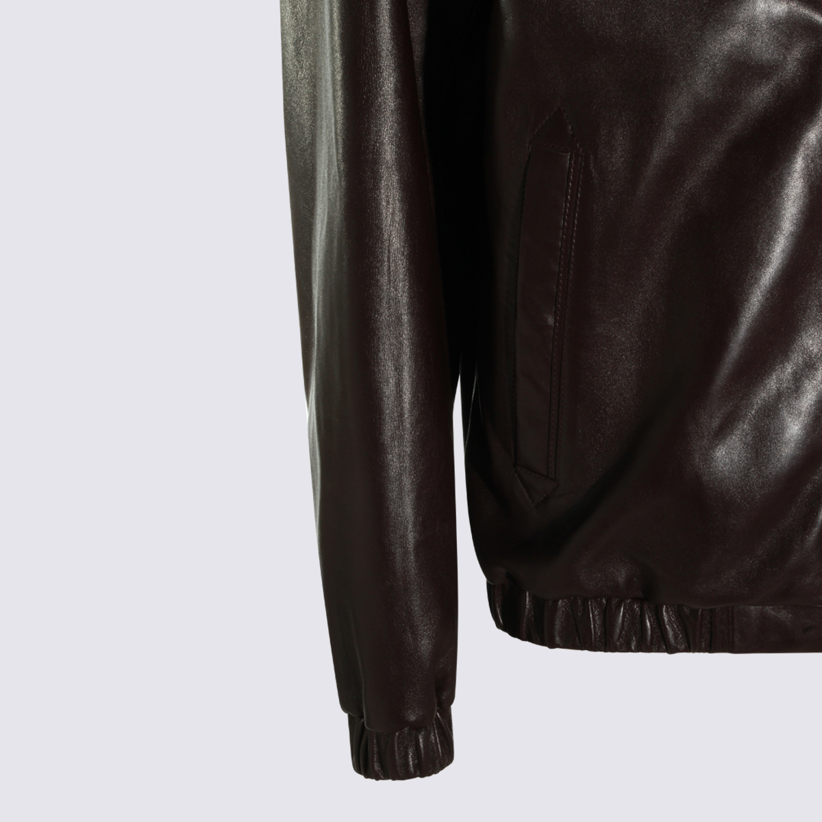 [Canali] Leather Jacket FW26 O70533LE00331901