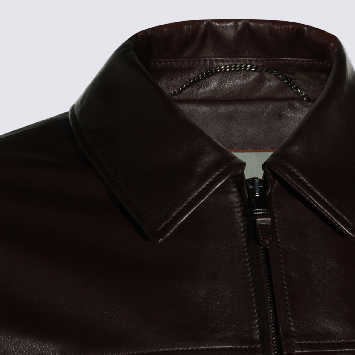 [Canali] Leather Jacket FW26 O70533LE00331901