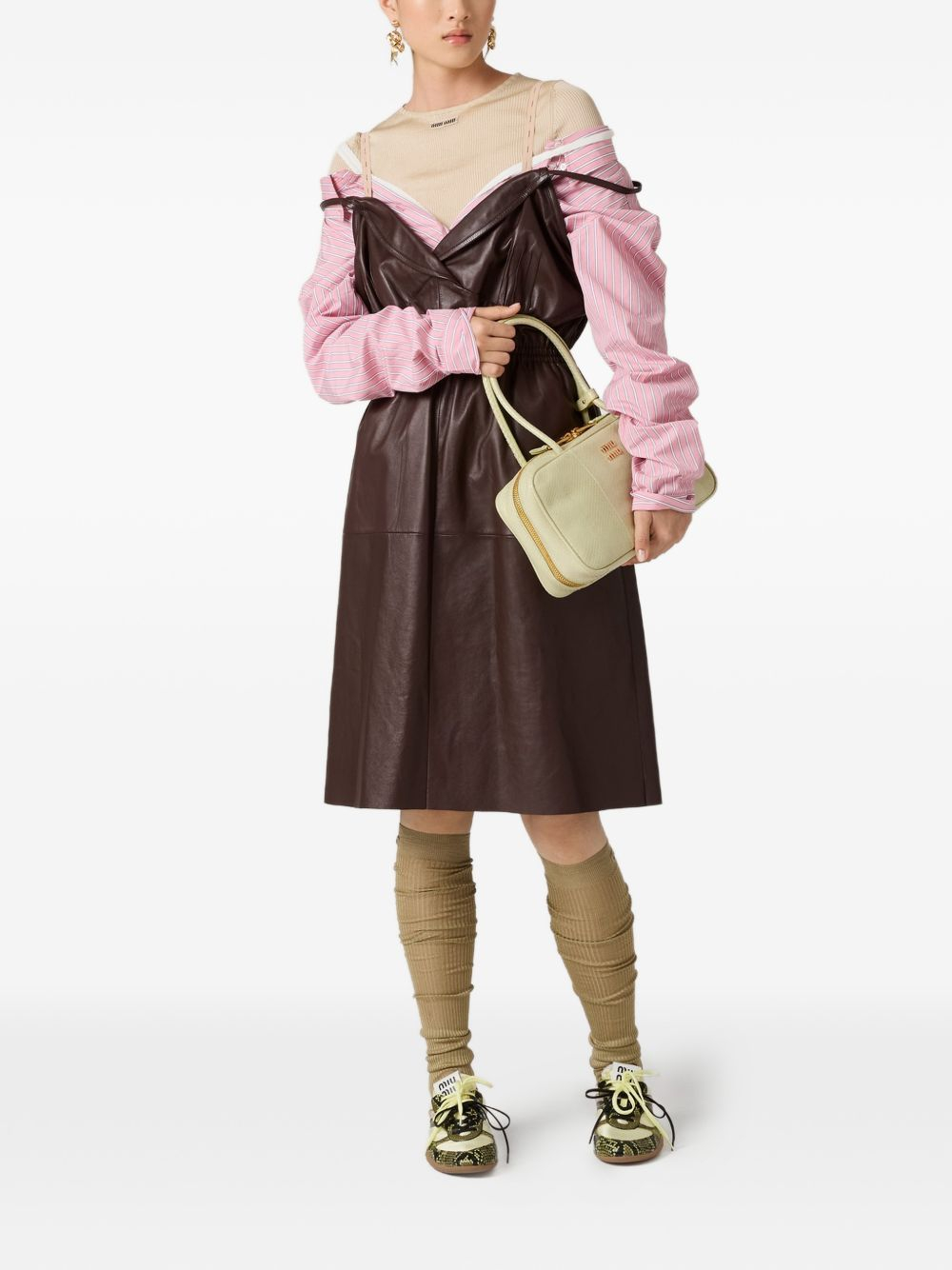 [Miu Miu] Long sleeve dress SS26 MF6125180UF0028