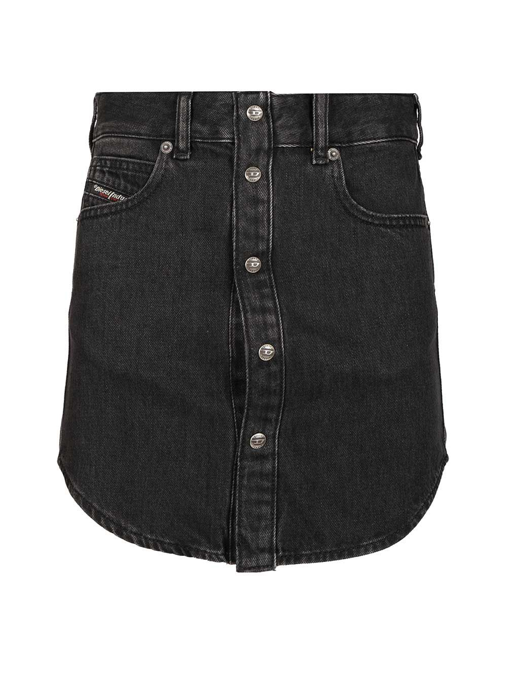 [Diesel] Mini skirt FW25 A17916068KE02