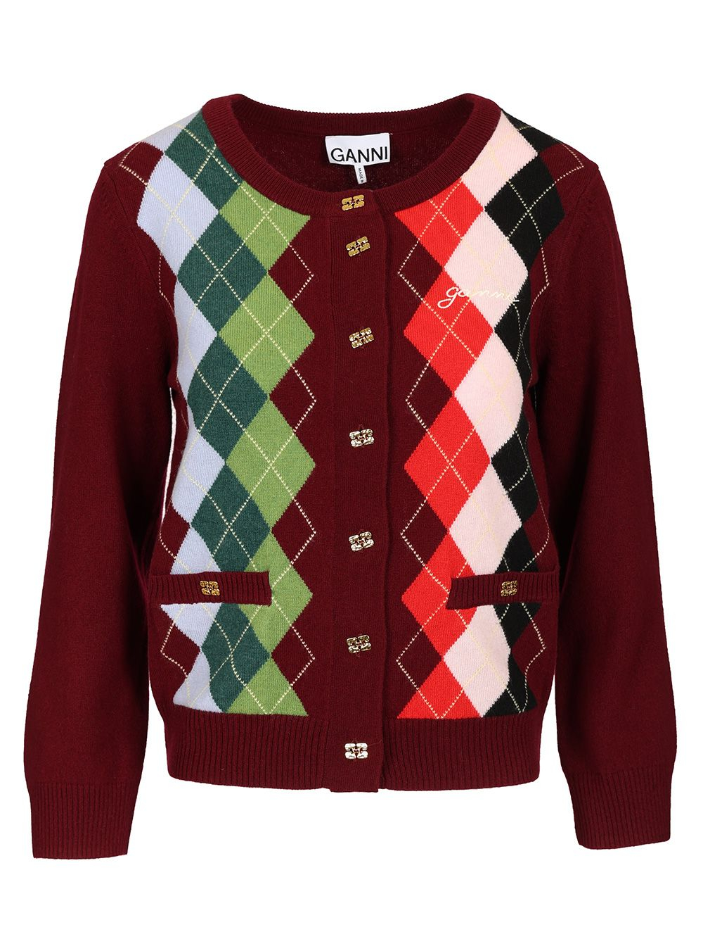 [GANNI] Cardigan FW25 K2532730