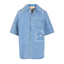 [Marni] Shirts Short Sleeve SS25 CAJD0614QSUSCX34PCB44