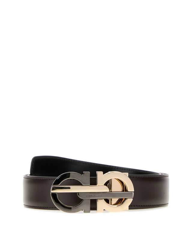 [Salvatore Ferragamo] Belt FW26 670052781071 TMORONERO