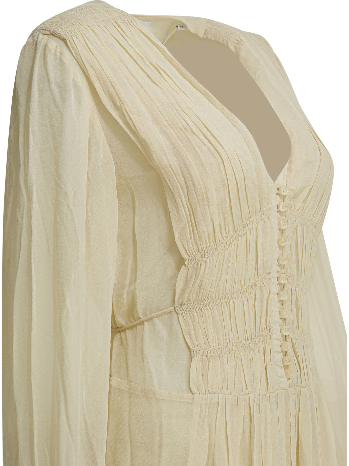 [Marant Etoile] Long sleeve dress SS26 26PRO0798FBD1J08E23EC