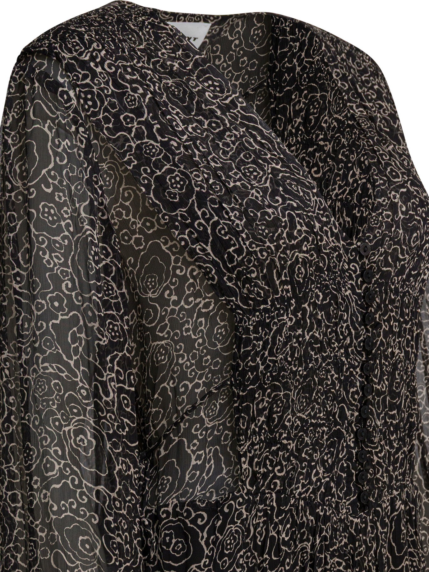 [Marant Etoile] Long sleeve dress SS26 26PRO0798FBD1J08EBKEC