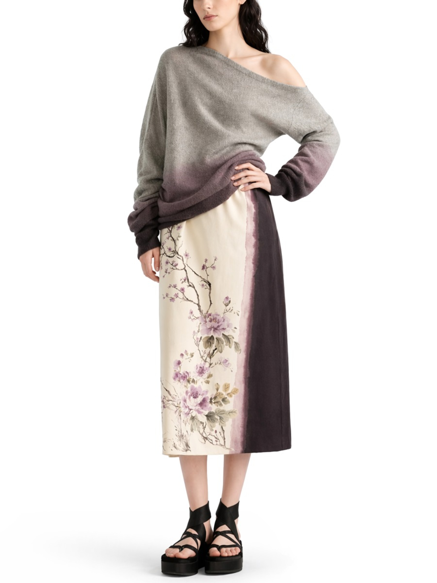 [Dior] Long skirt FW25 541J29A6398_0842