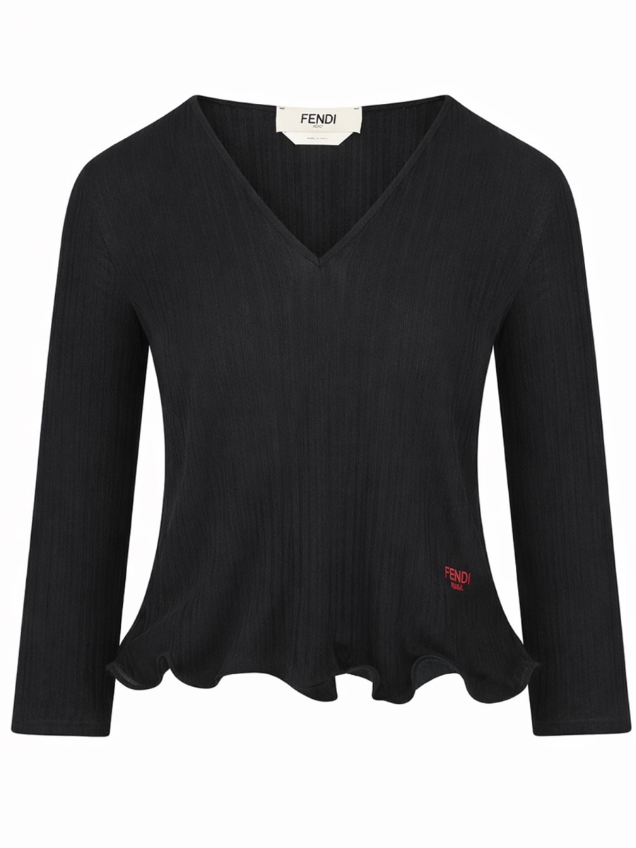 [Fendi] T-shirts Long Sleeve FW25 FS9741_AVFEF0GME