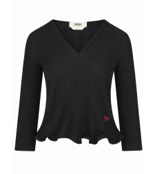 [Fendi] T-shirts Long Sleeve FW25 FS9741_AVFEF0GME