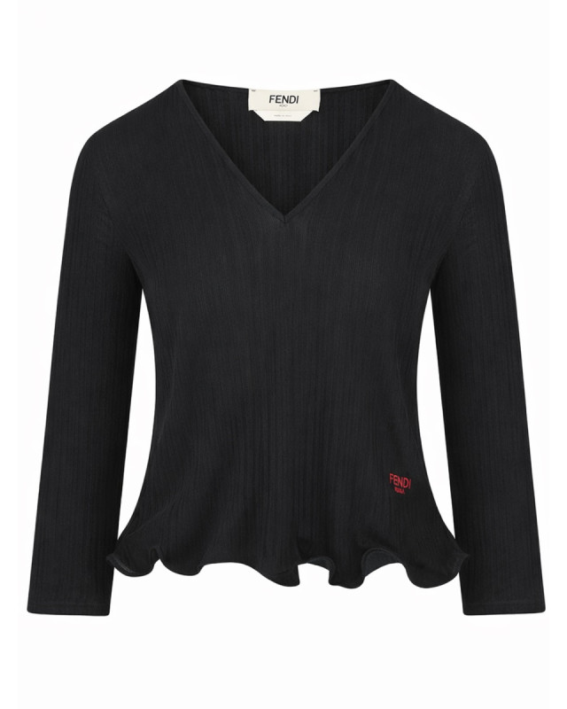 [Fendi] T-shirts Long Sleeve FW25 FS9741_AVFEF0GME