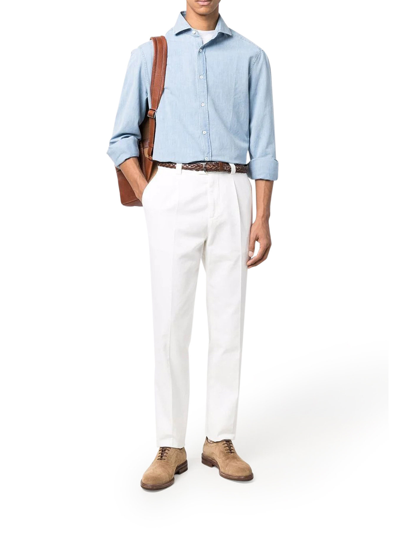[Brunello Cucinelli] Trousers SS26 M252DE1450C2200 NEVE