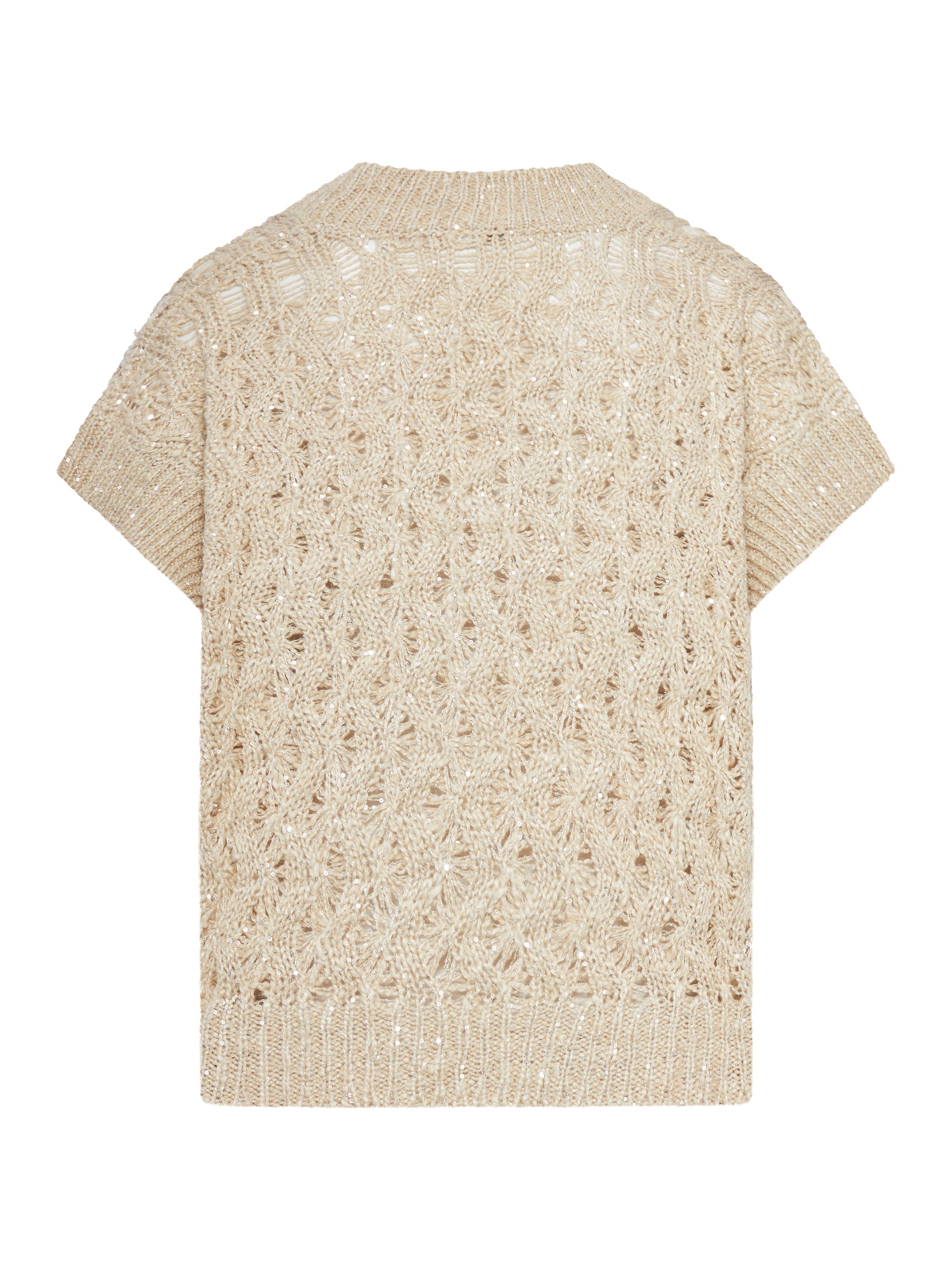 [Brunello Cucinelli] T-shirts Short Sleeve SS26 MEA371112CBU80 BIONDO STRACCIATELLA