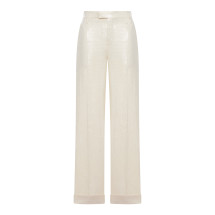 [Brunello Cucinelli] Trousers SS26 ML596P8492C729 PANAMA PLATINO