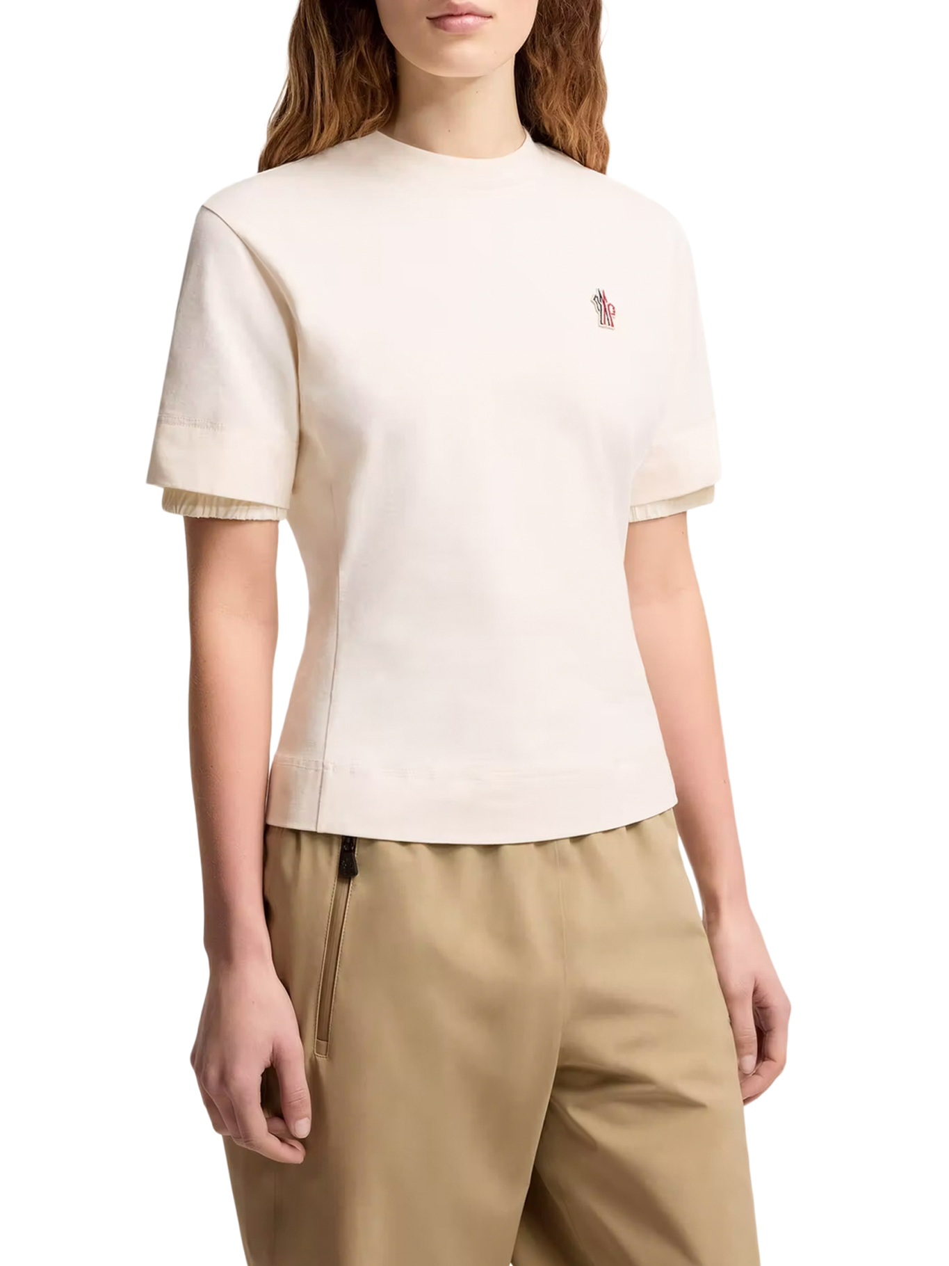 [MONCLER GRENOBLE] T-shirts Short Sleeve SS26 L10988C0000989AW1034 NATURAL