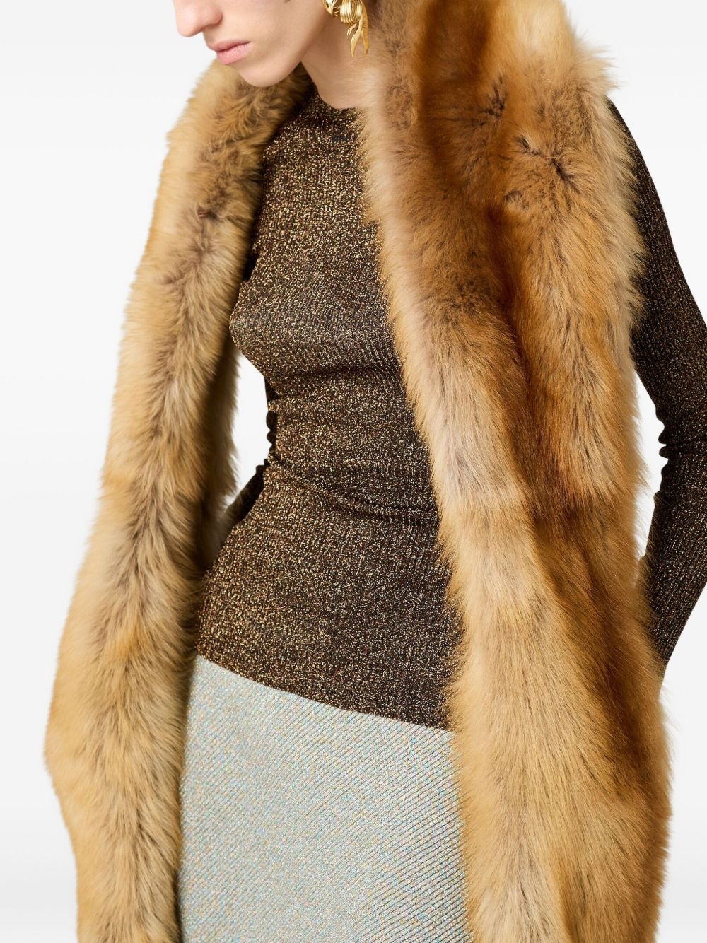 [Miu Miu] Midi skirt FW25 MMG558176WF0A43