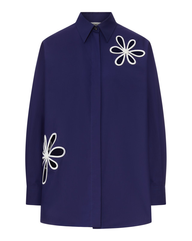 [Fendi] Shirts Long Sleeve SS26 FS8355AW7VF1W0A INCHIOSTRO 25