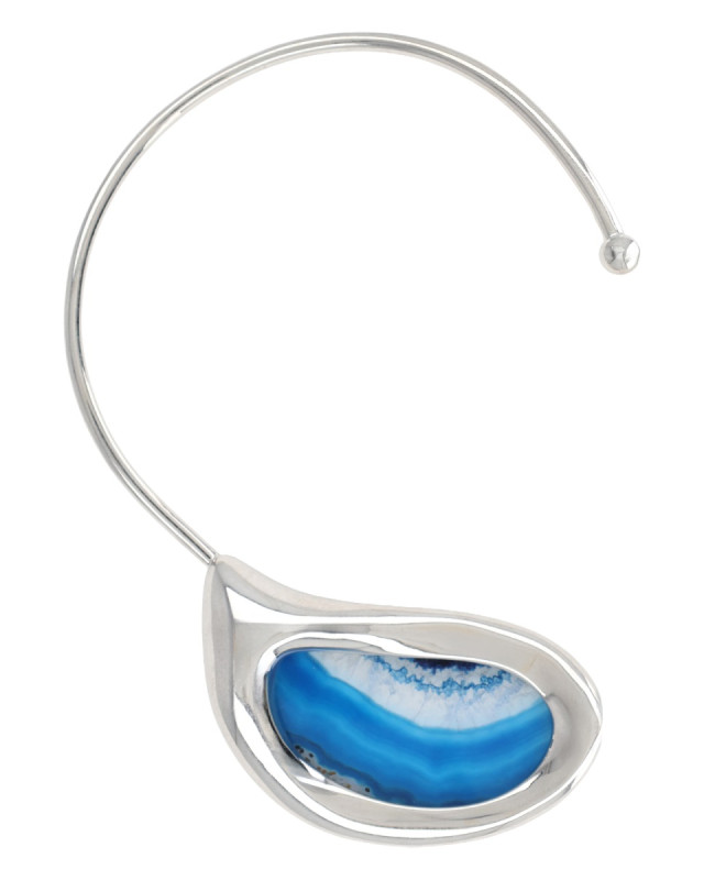 [Panconesi] Necklace SS26 S26-NE002-S_BRASSAZUREAGATE