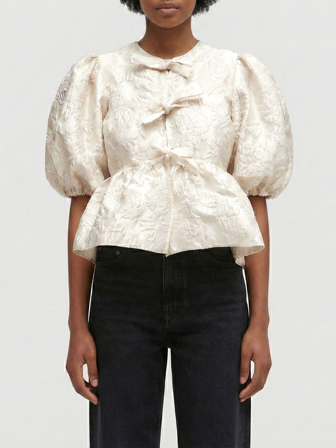 [GANNI] Blouse SS26 A1040079 135