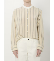 [THE ROW] Shirts Long Sleeve SS26 10797_W4349_WHITE/BLACK