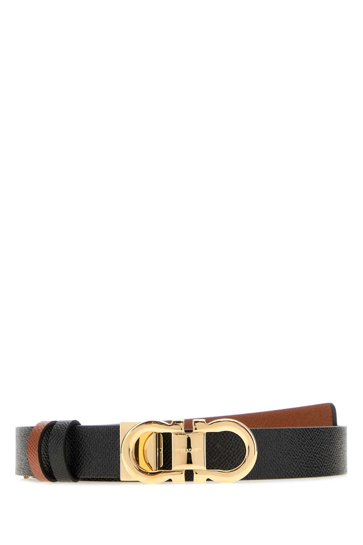 [Salvatore Ferragamo] Belt FW26 230294780407 NERONEWCOGNAC