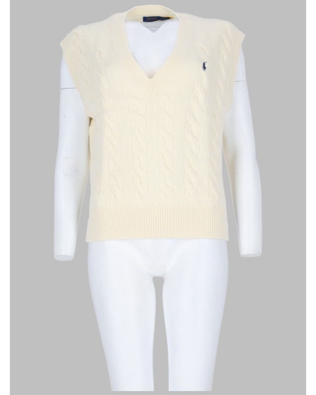 [Polo Ralph Lauren] Vest FW26 211949994_002AUTHENTICCREAM