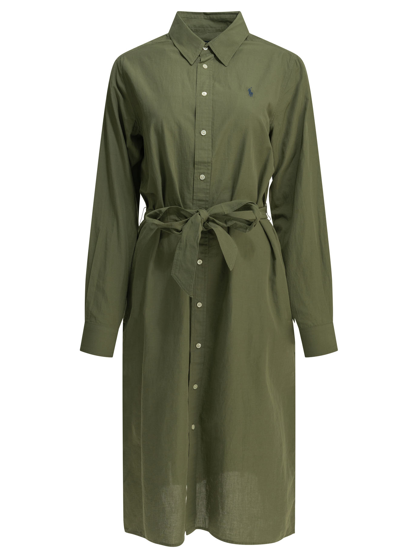 [Polo Ralph Lauren] Long sleeve dress SS26 211A96346001SUPPLY OLIVE