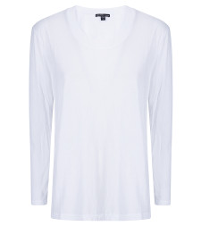 [JAMES PERSE] T-shirts Long Sleeve FW26 WKJ3637 WHT