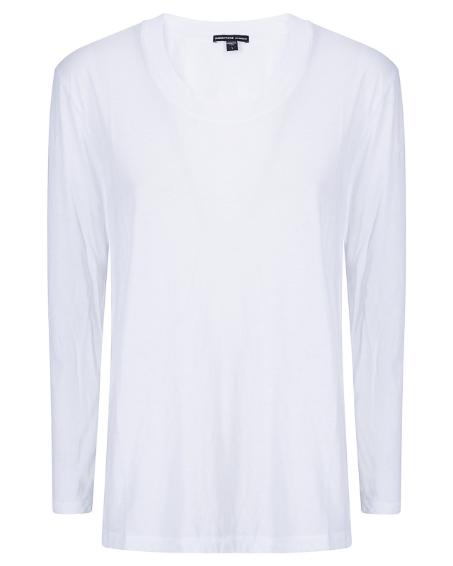 [JAMES PERSE] T-shirts Long Sleeve FW26 WKJ3637 WHT