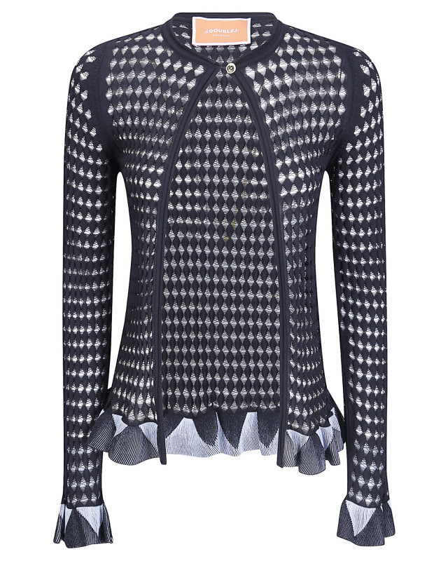 [La Double J] Cardigan FW26 PUL0377KNI211VA500 BL03