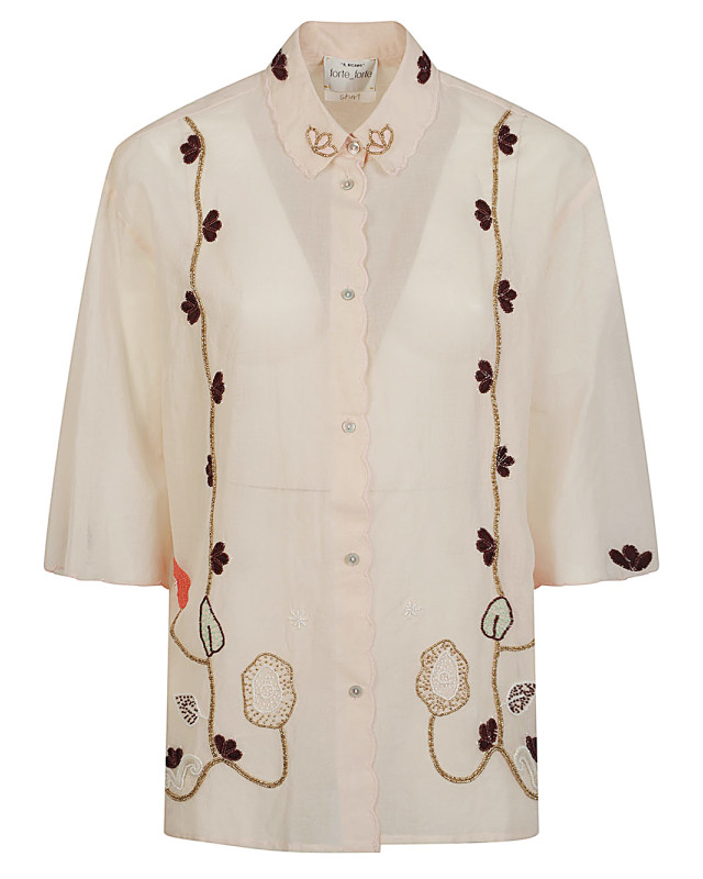 [Forte Forte] Shirts Long Sleeve SS26 14852MYSHIRTNUDE