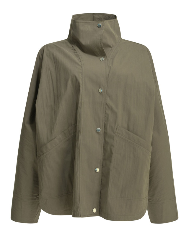 [TOTEME] Raincoat FW26 253-WRO0222-FB0427-391CLOVE