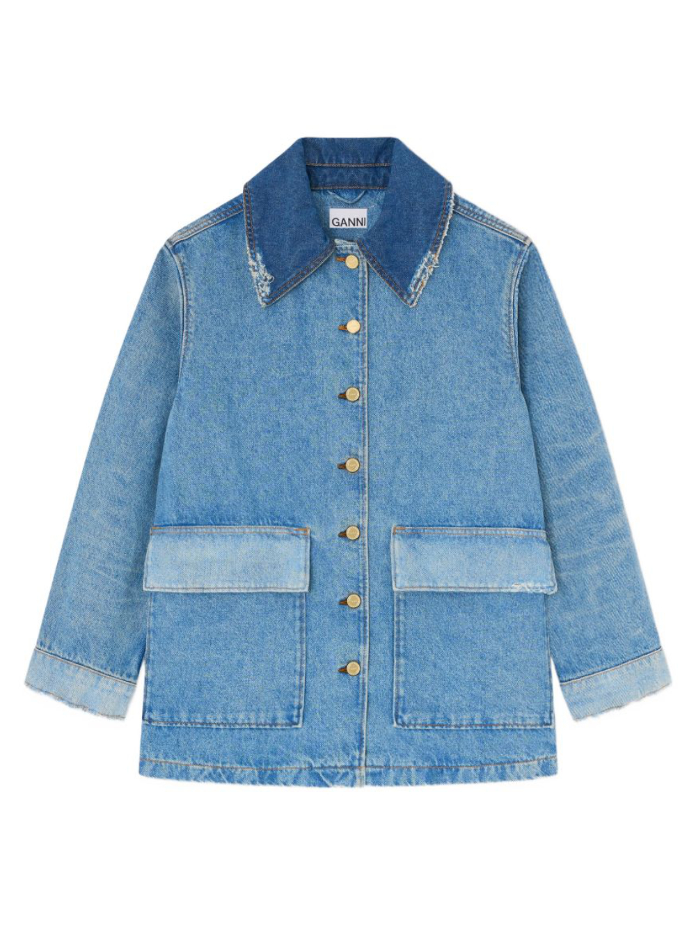 [GANNI] Denim Jacket SS26 A1010179567