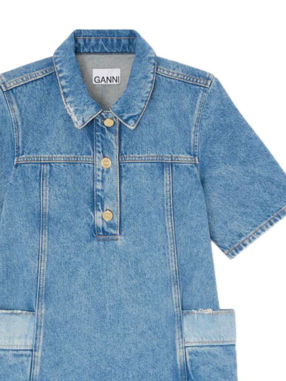 [GANNI] Short sleeve dress SS26 A1030482567