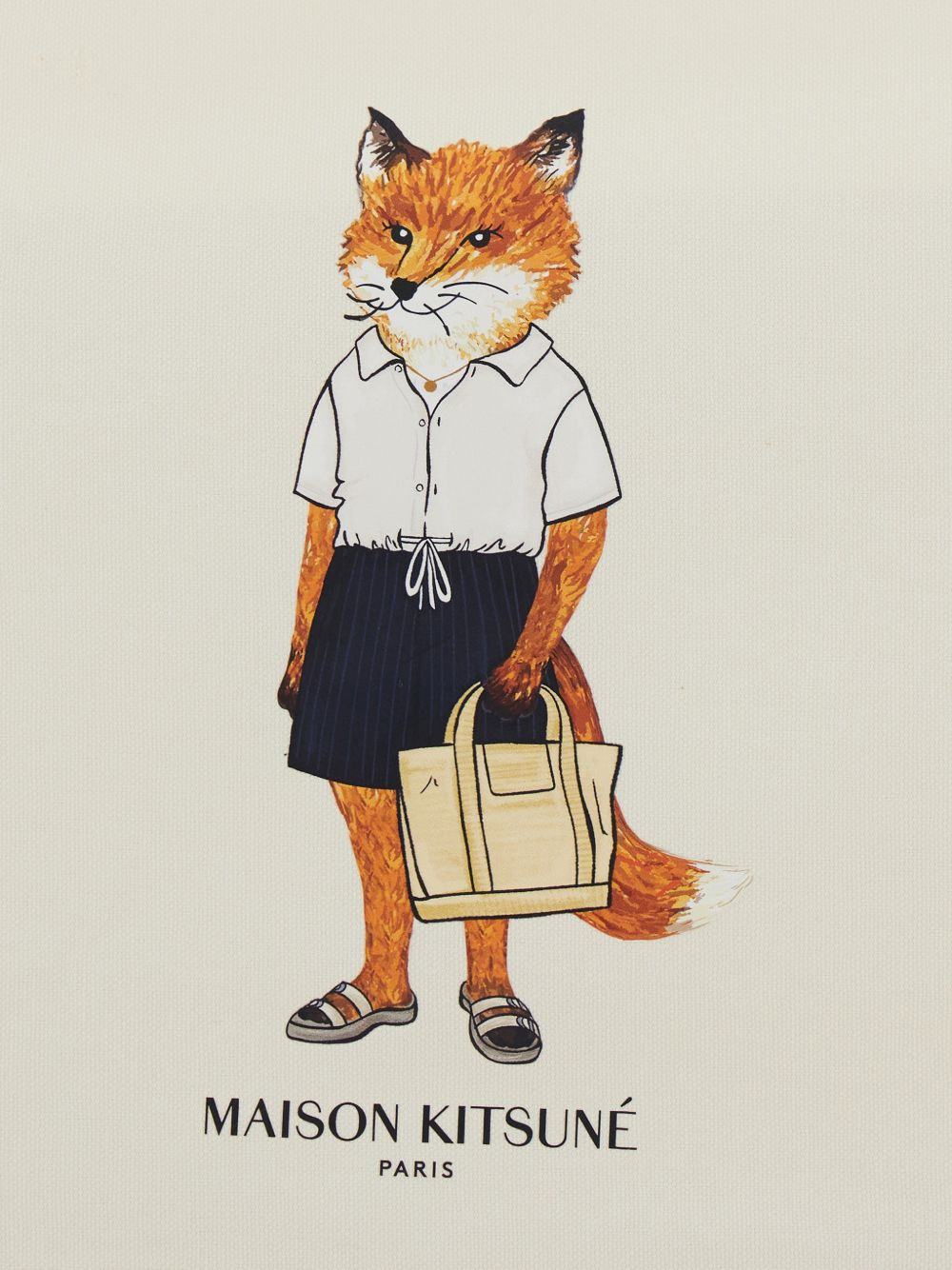 [MAISON KITSUNE] Shoulder bag SS26 QU05108WW9042P700
