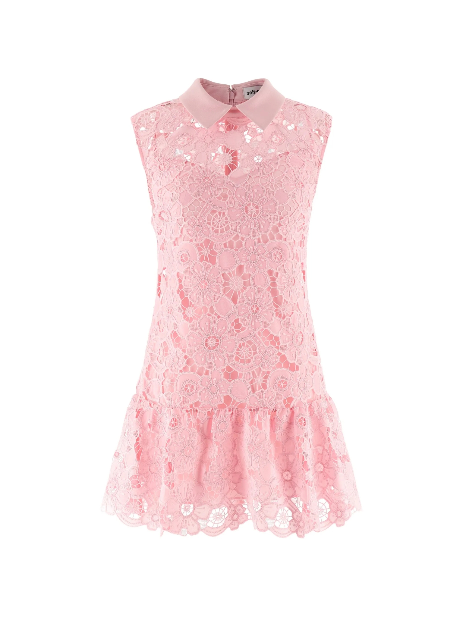 [Self - portrait] Sleeveless dress SS26 SS26-164SAPPINK