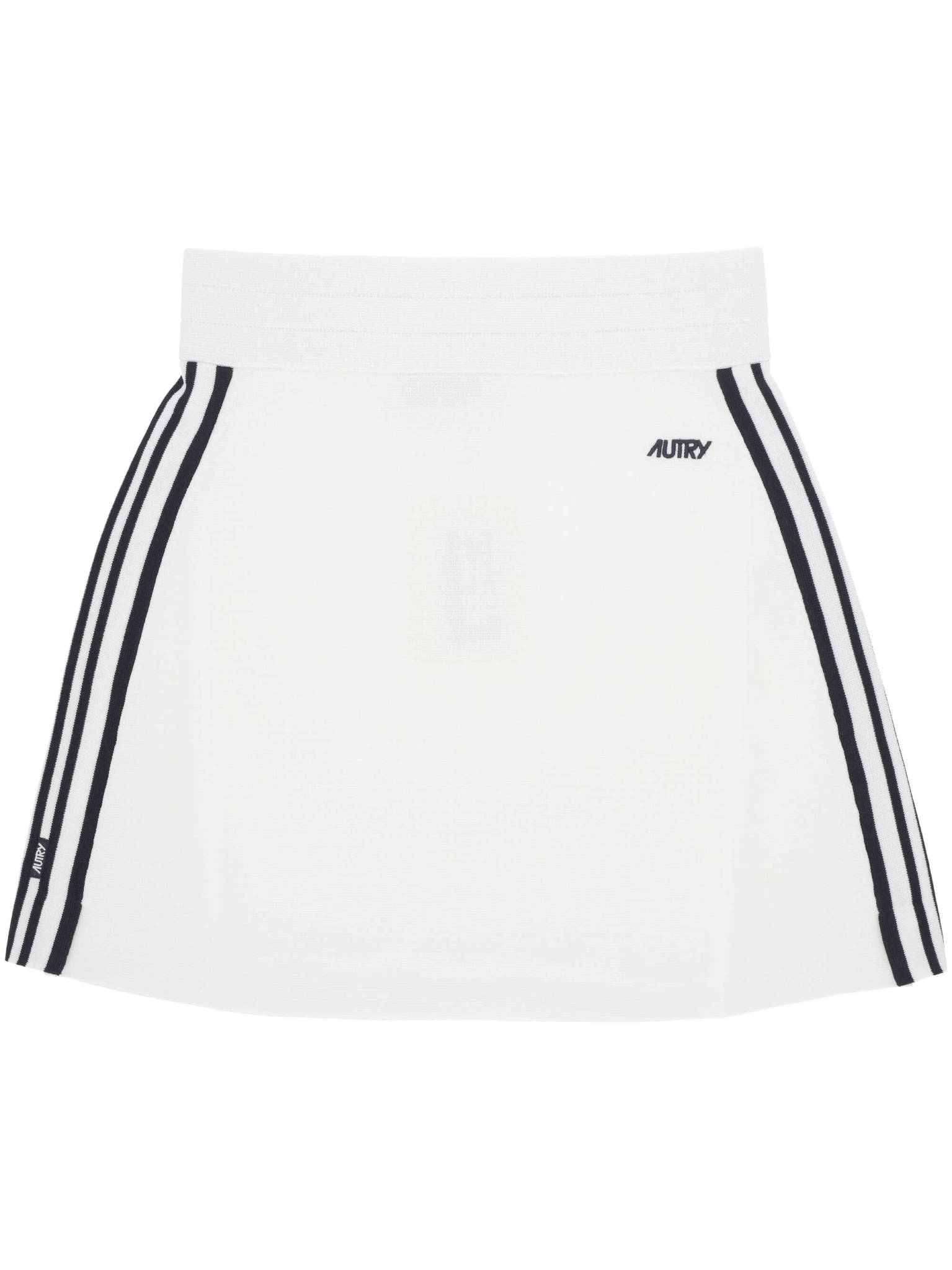 [AUTRY] Mini skirt SS26 SKPW031WKNIT WHITE