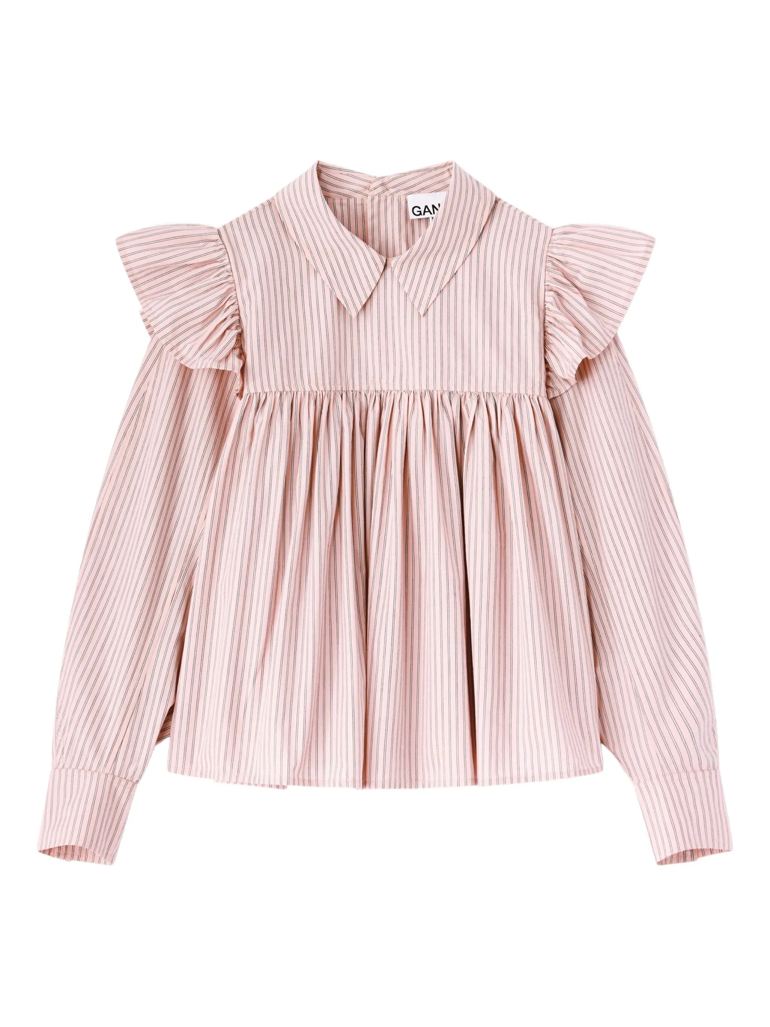 [GANNI] Shirts Long Sleeve SS26 A1040084868