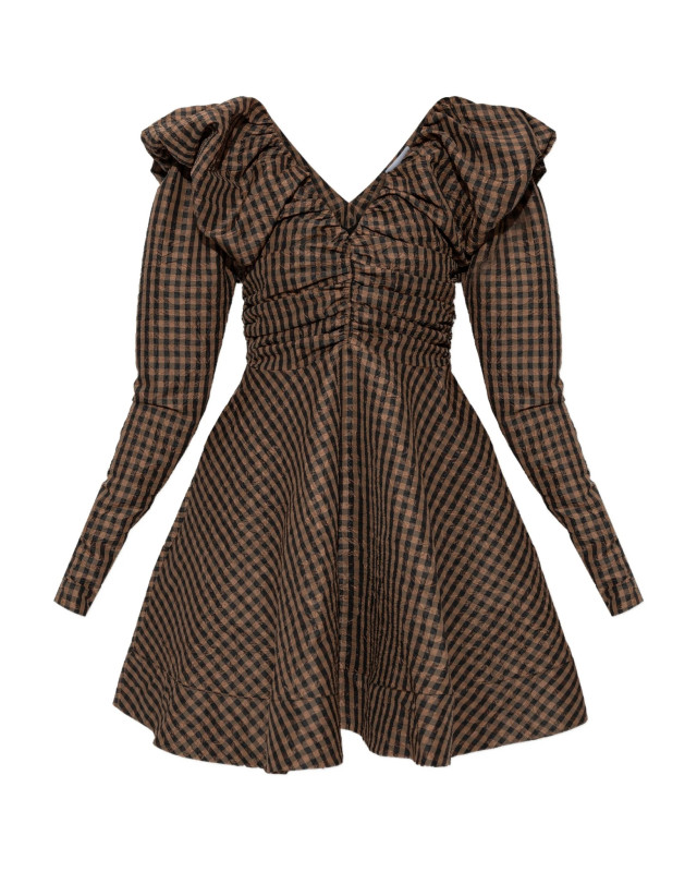 [GANNI] Long sleeve dress SS26 A1030108925