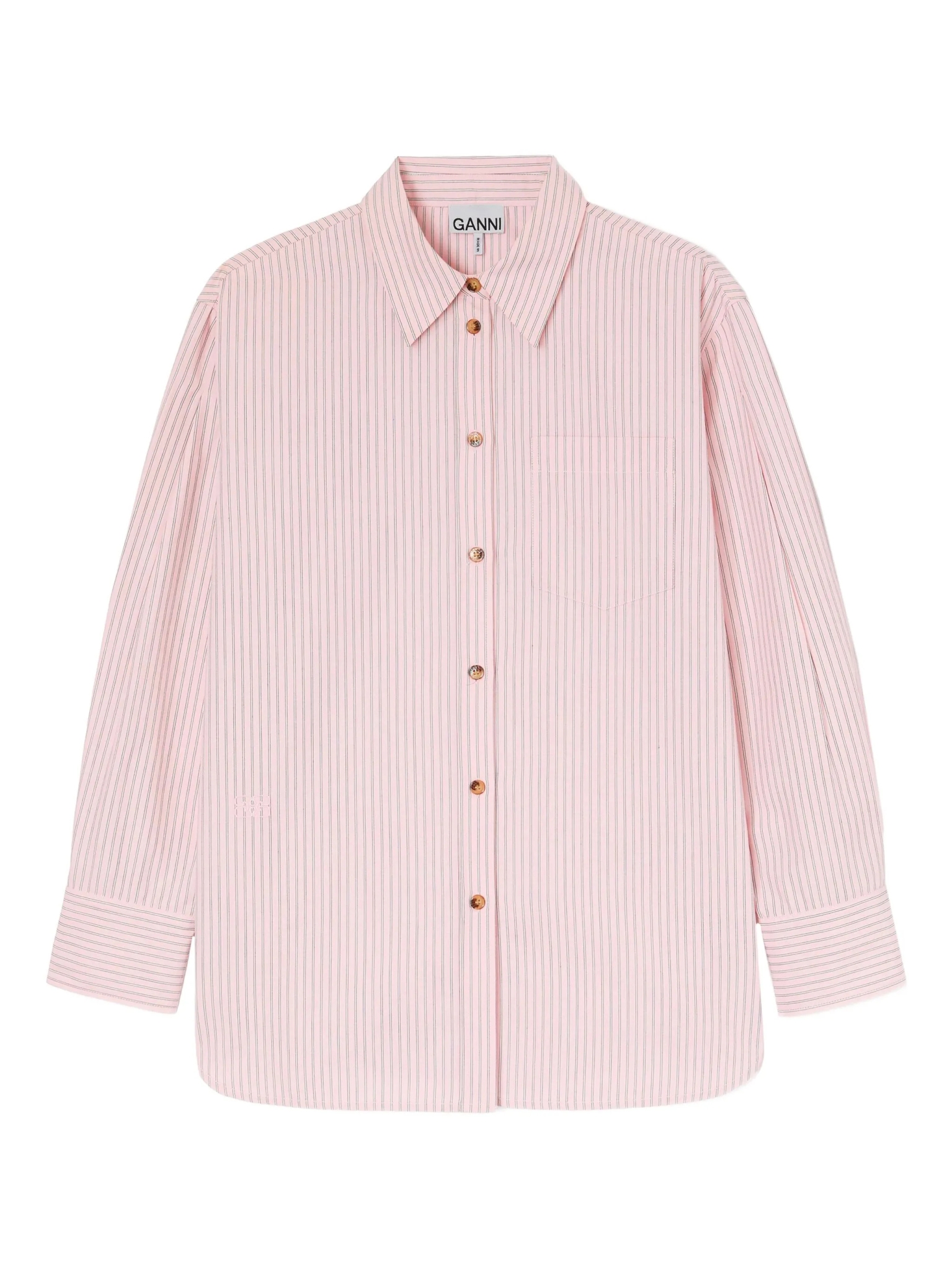 [GANNI] Shirts Long Sleeve SS26 A1040070868